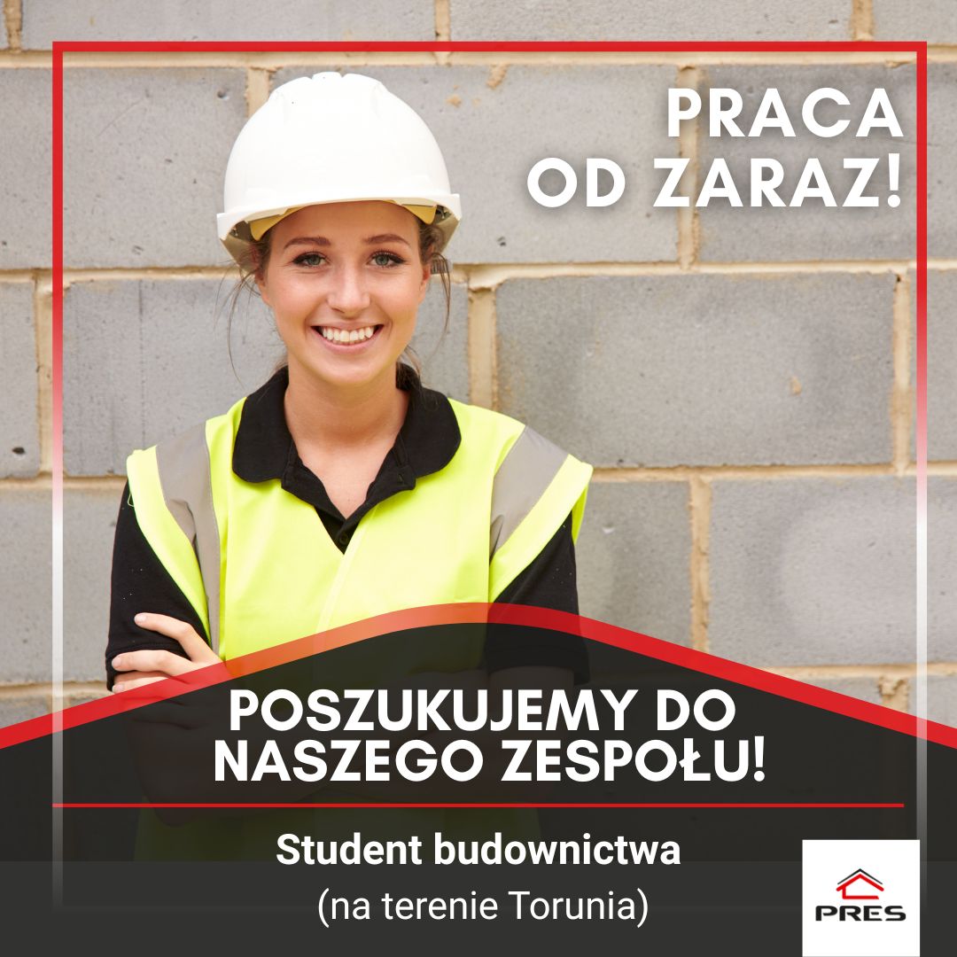 Ogłoszenie o pracę: asystent inżyniera budowy i inżynier budowy