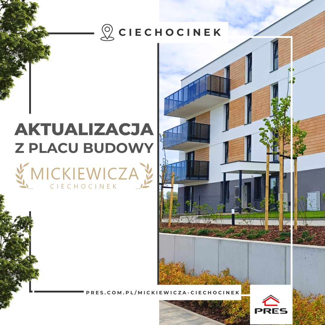 aktualizacja z budowy mickiewicza w ciechocinku maj