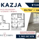 okazja inwestycyjna Toruń, lokale usługowe w obniżonej cenie. Żwirki i Wigury 55